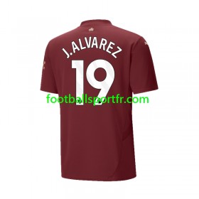 Tenue Manchester City Julian Alvarez 19 Troisieme 2024-2025 Maillot de Foot